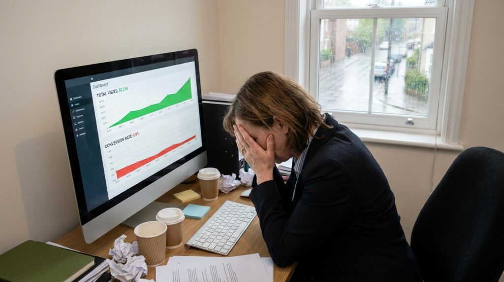 website lead generation analytics dashboard