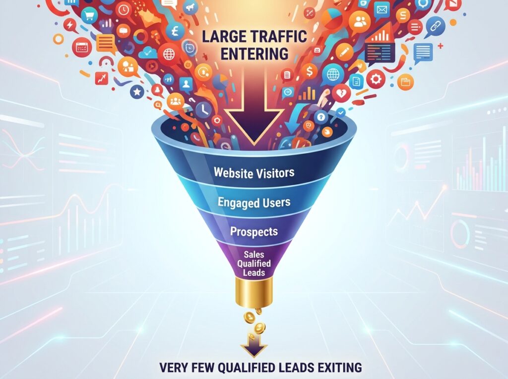 website lead generation user experience example
